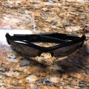 Oakley black sunglasses with hard case - new